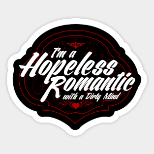 Hopeless Romantic Sticker